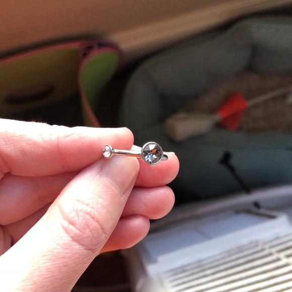 STACKED RHINESTONE RING SET - Picture 6 of 6